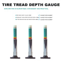 INGBONT Color Car Tyre Tire Depth Gauge Meter Digital Measuring Pen Auto Thickness Pattern Ruler 25MM Tread Mark Measuring Tool