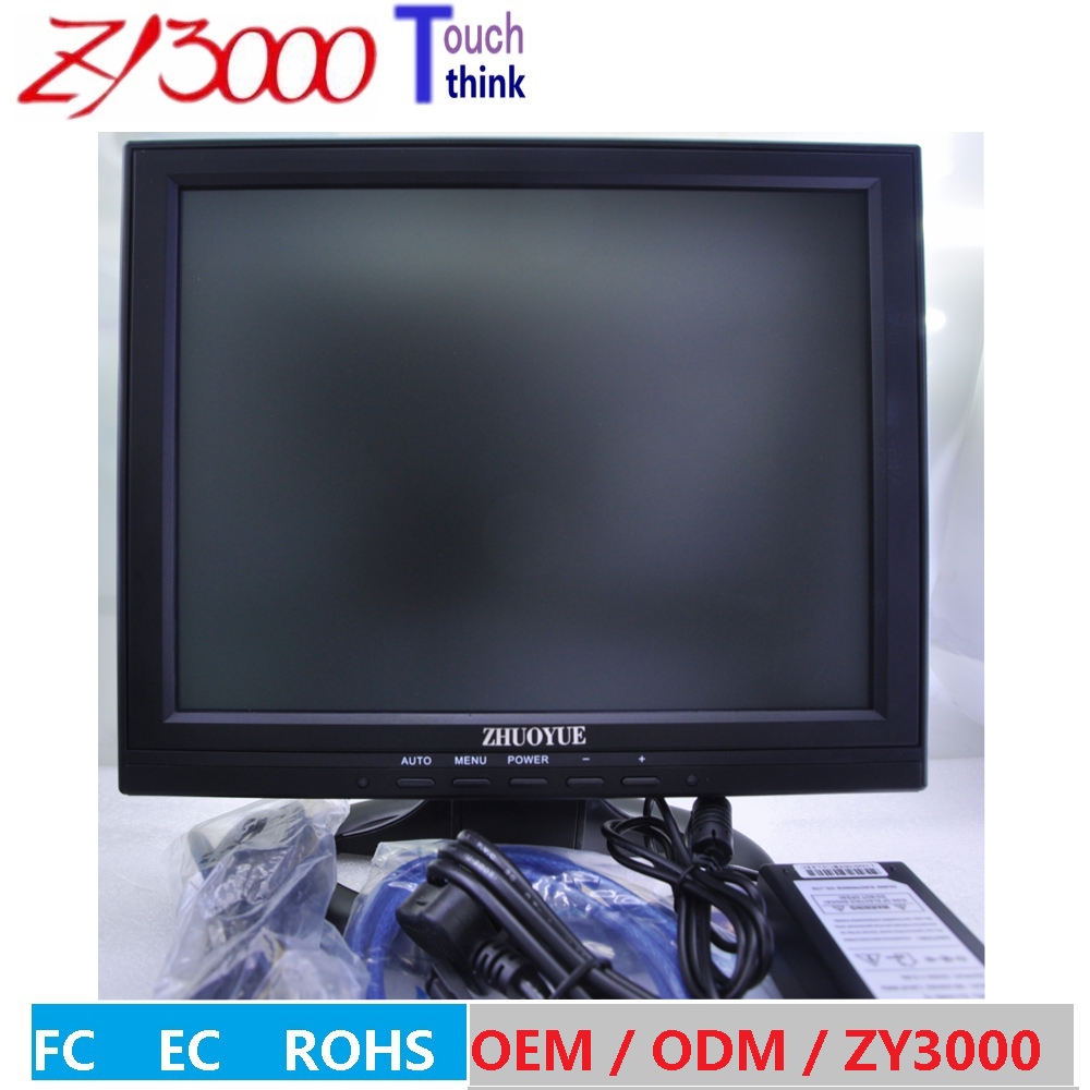 new stock 15 inch Industrial LCD Touch Screen Monitor ATM Distop computer Touch Screen Monitor / Touch Monitor For POS