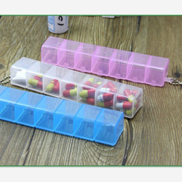 1PC Medicine Pill Box 7 Grids 7 Days Weekly Translucent Box Holder Storage Organizer Container Case Pill Splitters Home Travel