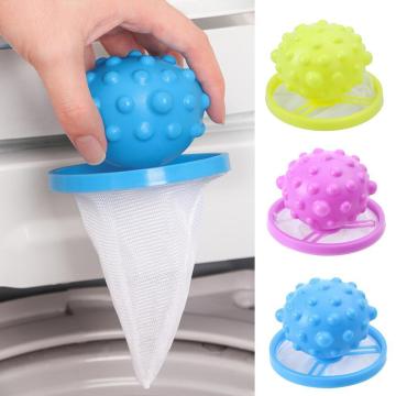 Flower-Type Laundry Hair Catcher Remover Mesh Bag Washing Net Machine Trap Clean Filter Lint Collector Washing Tool Reusabl