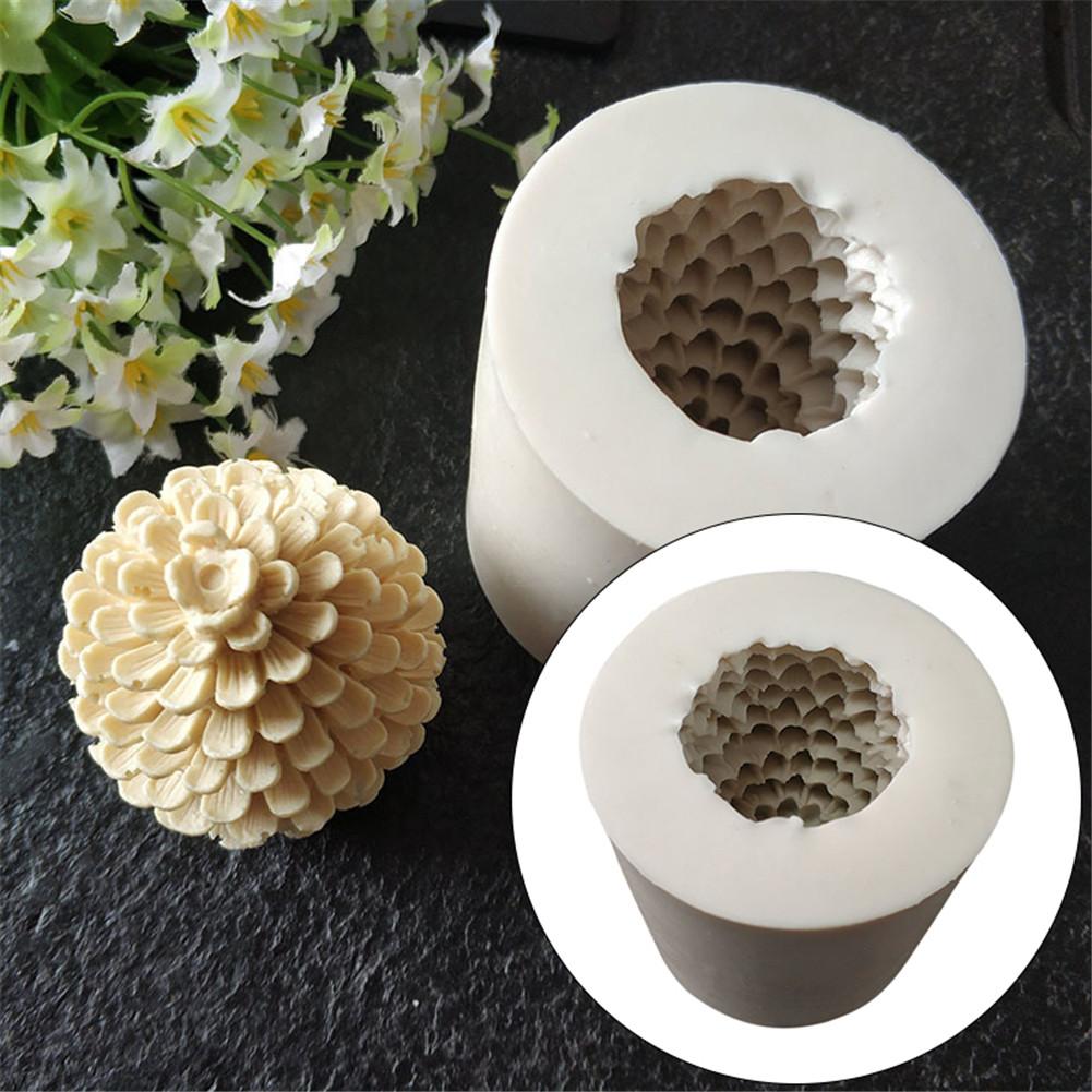Pine Nuts Shaped Cake Silicone Mold Clay Candle Soap Molds 3D Fondant Chocolate Pastry Candy Making Decoration Tools Candle Mold