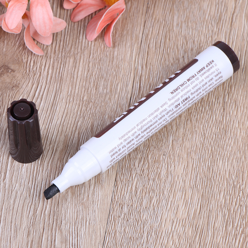 Wood grain color repair correction repair scratch off paint complementary color pen Furniture touch up pen Floor