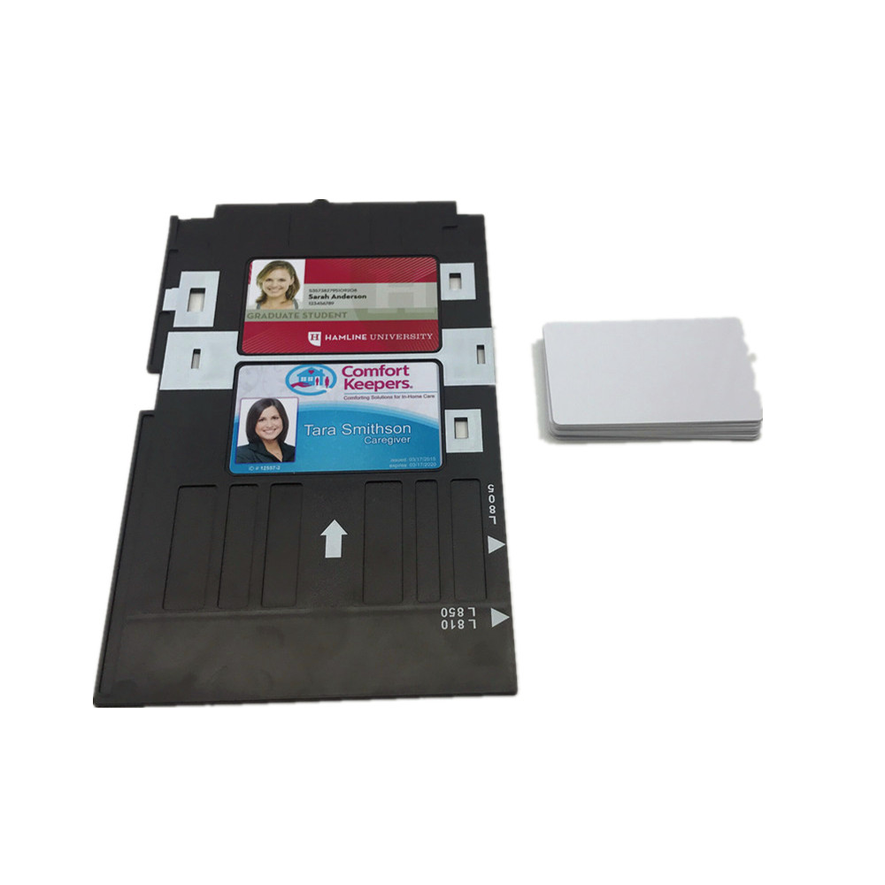 PVC ID Card Tray Plastic Card Printing Tray for Epson R260 R265 R270 R280 R290 R380 R390 RX680 T50 T60 A50 P50 L800 L801 R330