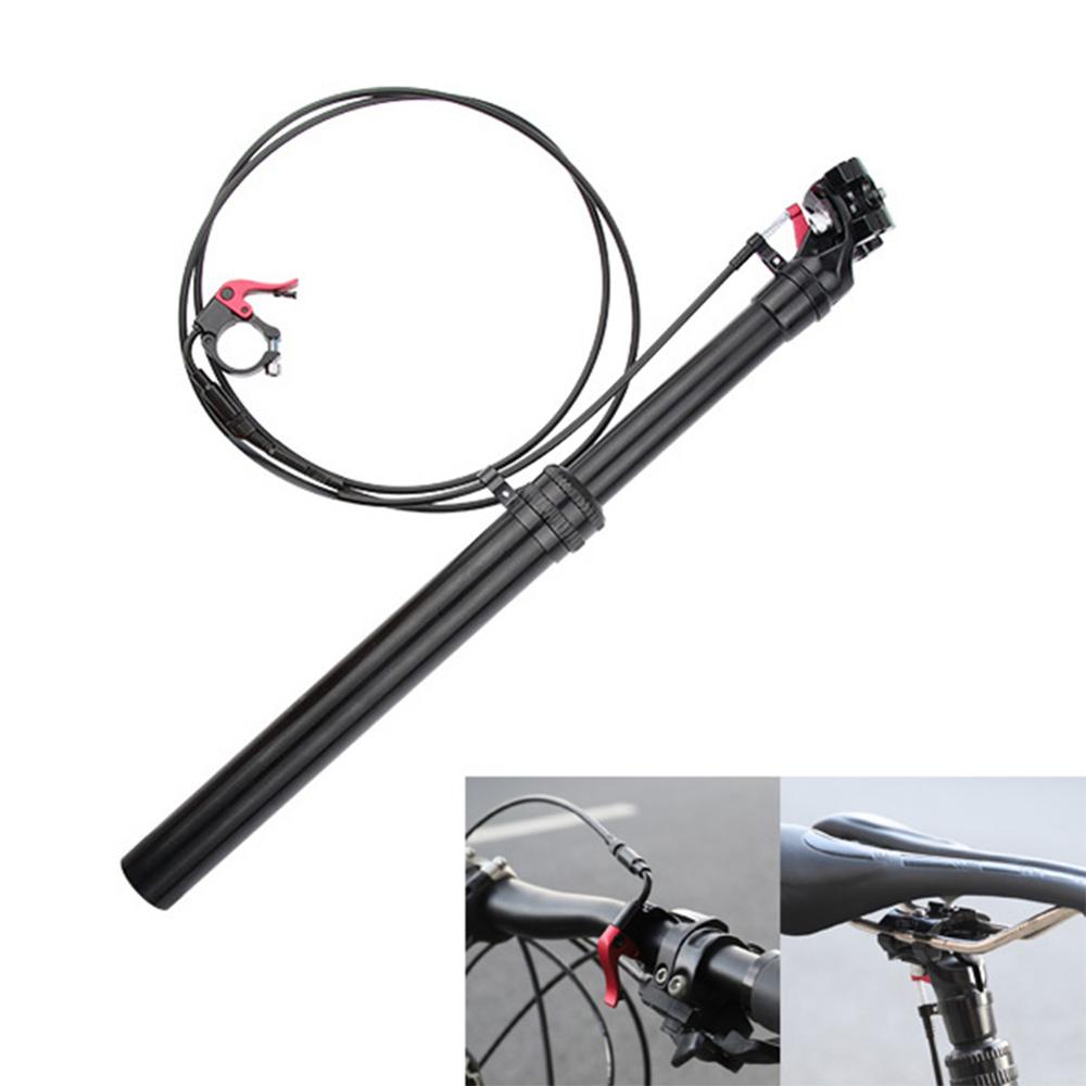 Mountain Bike Dropper Seatpost Hydraulic Lifting Road Bicycle 27.2 /31.6mm Hand Remote Control Seat Tube Post