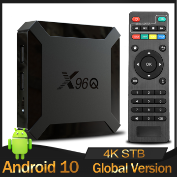 Original X96Q TV Box Android 10.0 Allwinner H313 Quad Core 2GB 16GB Smart Media Player 2.4G Wifi 4K Set top box PK X96mini