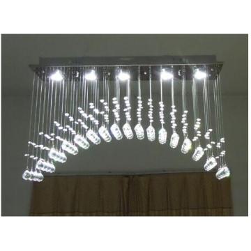 LED modern simple lighting bar table lamp crystal chandelier arched partition curtain restaurant lamp stair lamp bedroom lamp