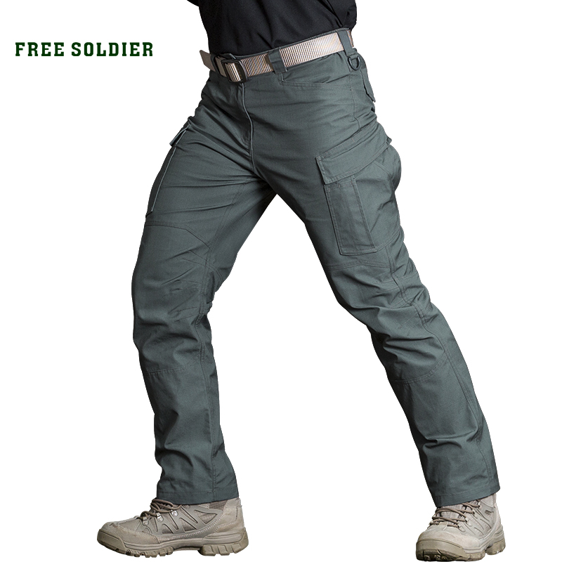 FREE SOLDIER Outdoor camping hiking urban tactical pants for special purpose ,sports water-repellent, wear-resistant pants