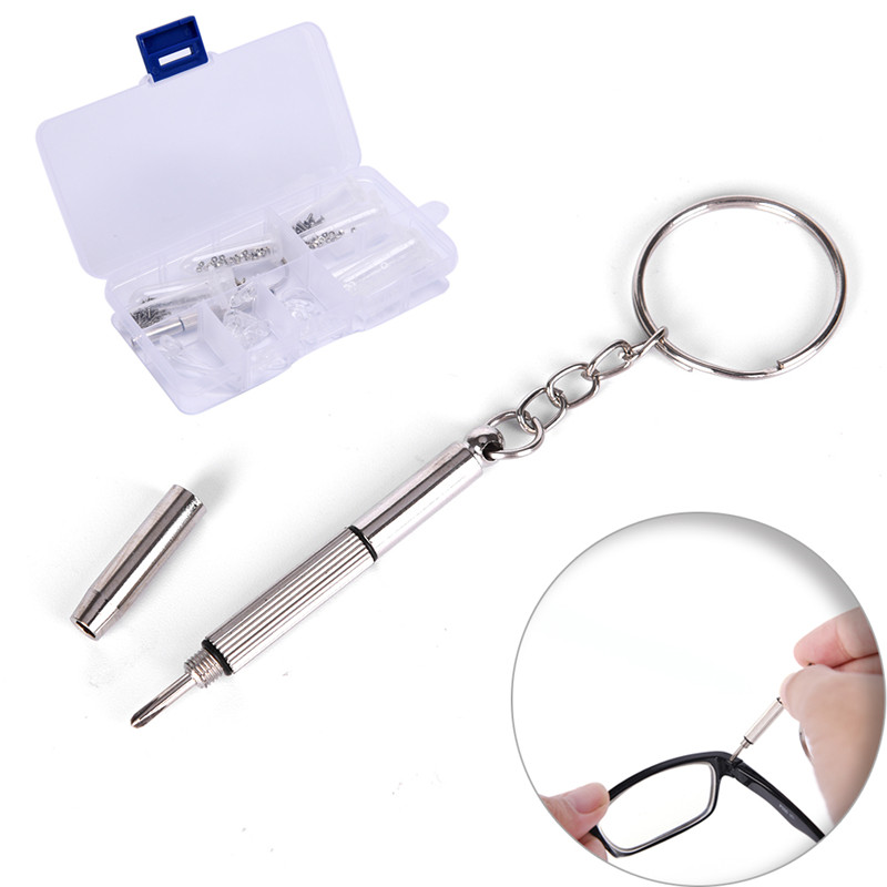 Eyeglasses Sun Glasses Screws Sets Nuts Nose Pad Optical Repair Tool Parts Assorted