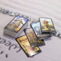 Updated Tarot cards deck shining card game divination fortune board game for girls gifts