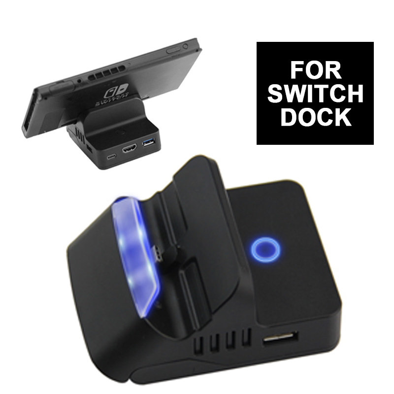 Adjustable Bracket Charging Dock Stand For Nintend Switch HDMI-compatible Charging Dock Station Video Conversion NS Charger Base