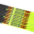 12pcs 32 inch ID 4.2/6.2mm Spine300/400/500/600/700/800/900/1000 Pure Carbon Arrow Shaft Arrow Accessory For Outdoor Hunting