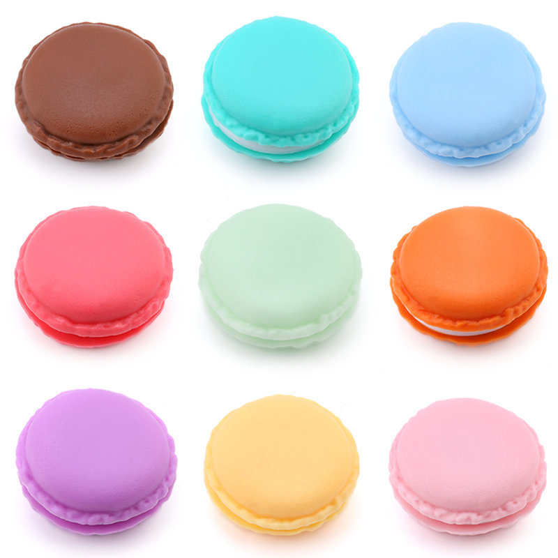 3pieces/lot candy color Macarons storage box portable Mini gift package box lovely jewelry package box case for Small items