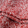 Red bottom paisley pure cotton fabric for dress shirt bazin riche getzner tissu telas por metro african tissus stoffen tecidos