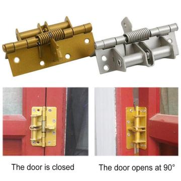 2pcs Positioning hinge Spring self closing hidden door hinge bisagras for window closet cupboard Furniture Connection hardware