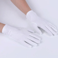 1Pair Spring Summer Spandex Gloves Men Black White Etiquette Thin Stretch Gloves Dance Tight Jewelry Gloves Hands Protector