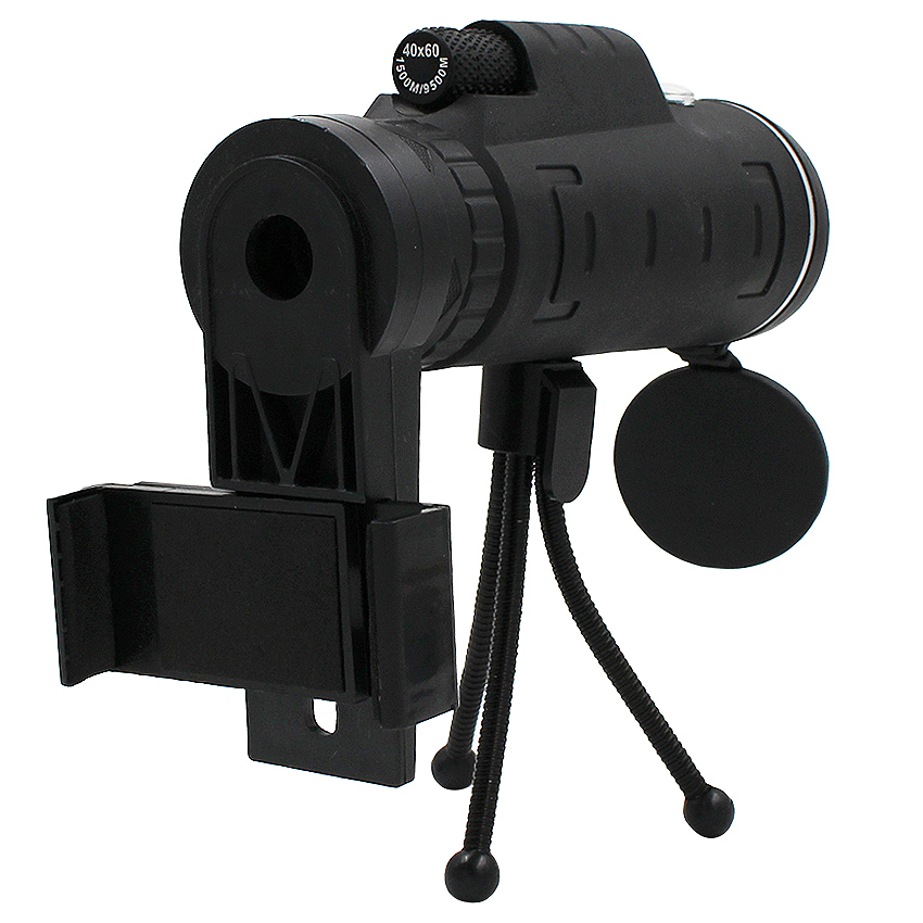 TOKOHANSUN 40X Zoom Monocular Mobile Phone Telescope 40x60 For Iphone Huawei Xiaomi Smartphones Camera lenses Outdoor Hunting