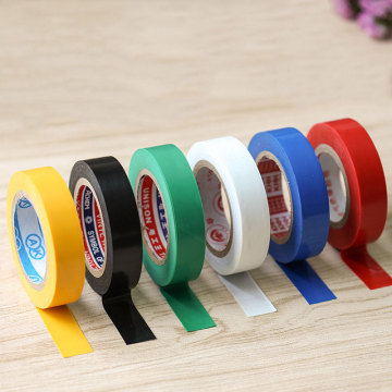 10m 600v Red Black White Flame Retardant Electrical Insulation Tape High Voltage PVC Electrical Tape Waterproof Self-adhesive