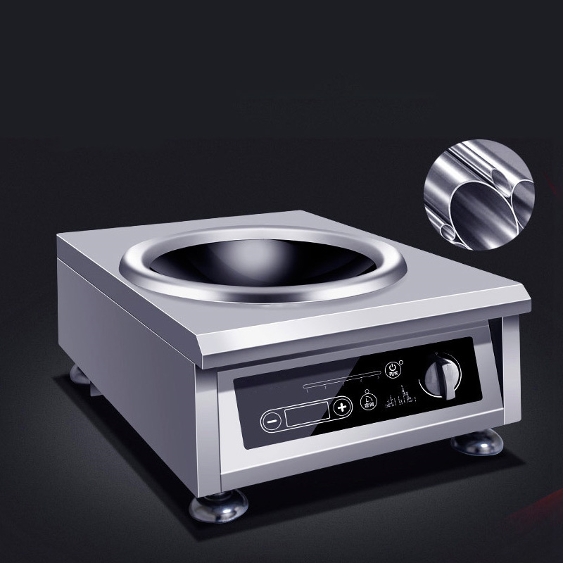 Induction Cooker High Power Commercial Electric Induction Cooktop Stainless Steel Hotel Restaurant Canteen Induction Cooker