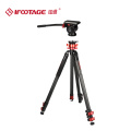 IFOOTAGE TA5&TC5&TA6&TC6 Gazelle series Professional Aluminum alloy&carbon fiber Video Tripod Compatible with Canon, Nikon,DSLR