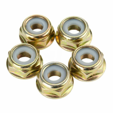 5PCS String Trimmer Brush Cutter Gear Head Case Spare Parts M10x1.25 Nuts Left Hand Reverse Tooth Nut M10*1.25 For String