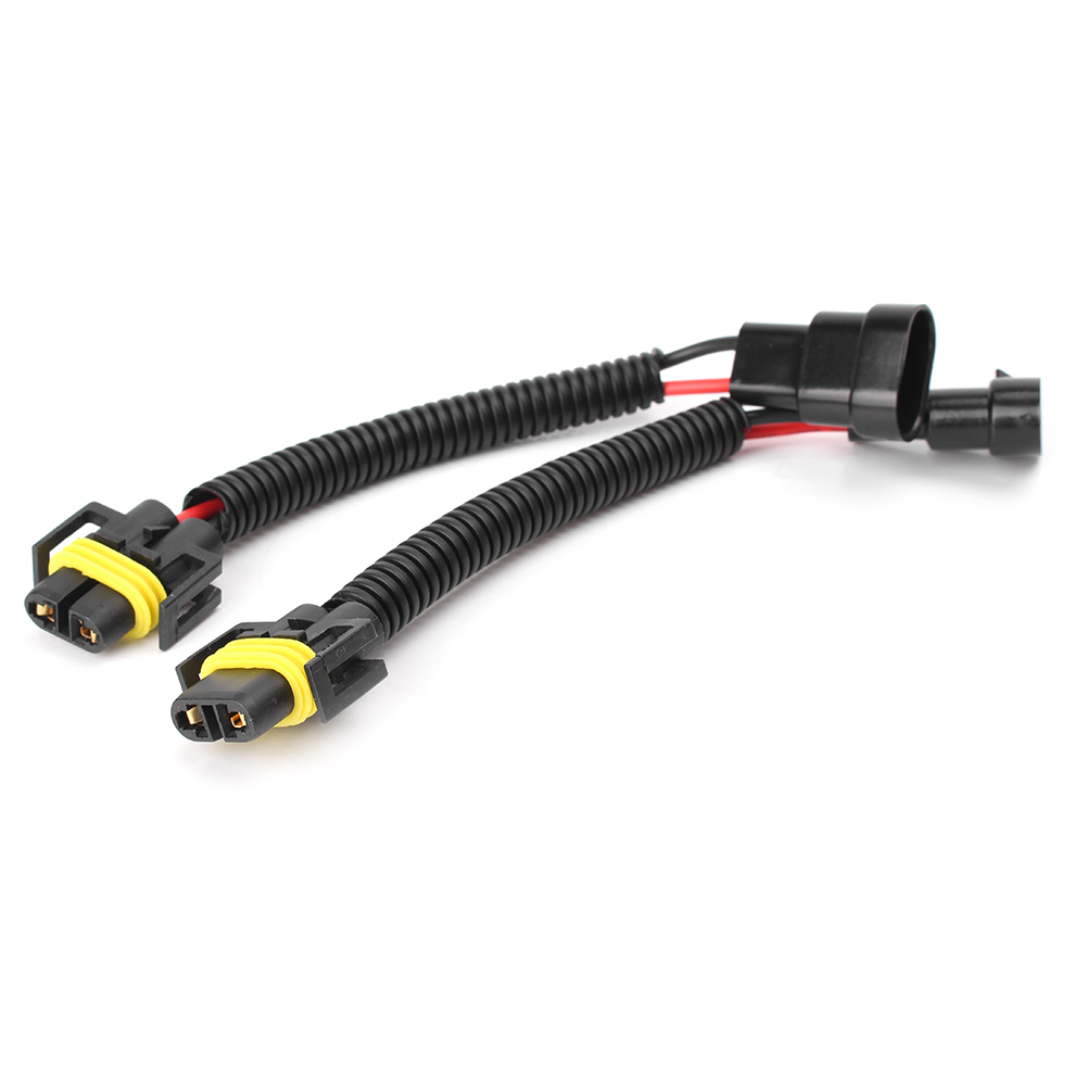 Auto Car 9006 to H11 Adapter Wiring Harness Socket for Headlamp Fog Lamp 2PCS Universal