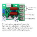 AC 220V 2000W Voltage Regulator Dimming Dimmers Motor Speed Controller Thermostat Electronic Voltage Regulator Module ^*