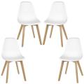 4Pcs/Set Bar Chair Lounge Chair Leisure Chairs Living Room Dining Chair Bar Stool Desk Chair For Study Room Chair Home Decor HWC