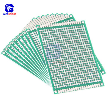 diymore 10PCS/Lot 6x8cm Double Sided PCB Universal Printed Circuit Board 60*80mm for DIY Soldering