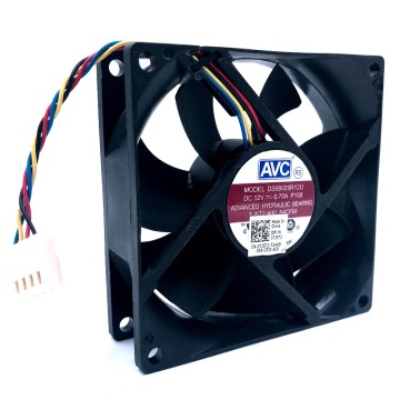 Cooling Fan 80mm 12v New DS08025R12U 8025 8CM 0.70A 64cfm PWM Cpu Cooler 80*80*25mm