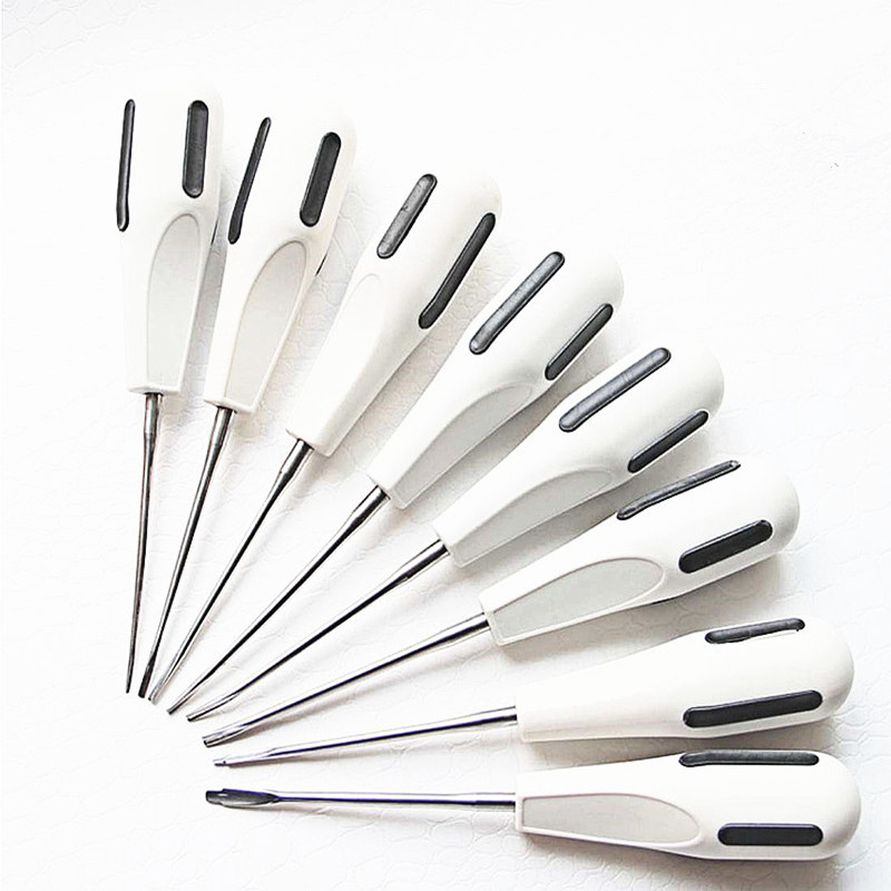 1 Set Stainless Steel Dental Elevator Curved Root Minimally Invasive Tooth Extraction Dentistry Lab Dentist Equipment Tools