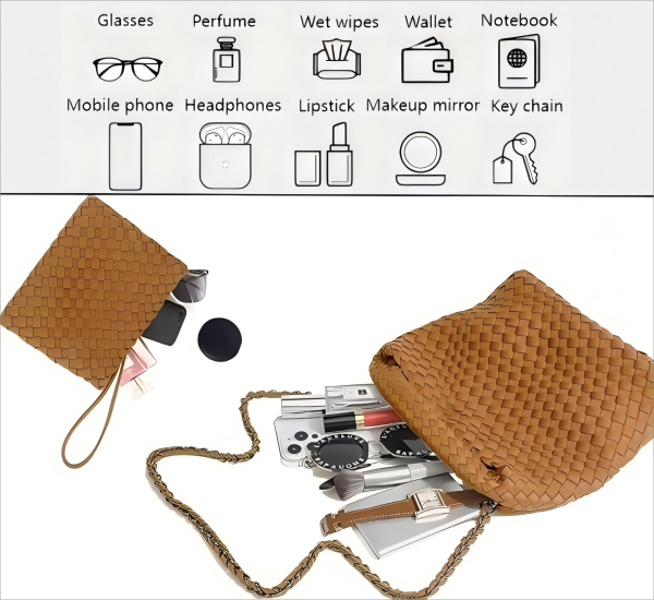 Handmade woven handbag