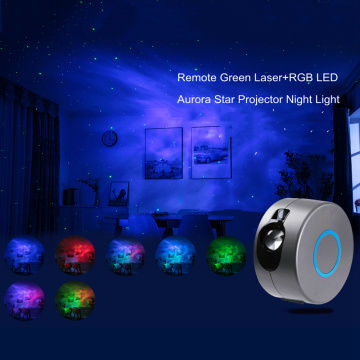 Romantic Colorful Starry Aurora Star Projector Night Light Remote Control Rotating Gypsophila Projection Lamp For Holiday Party