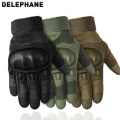 Black Tactical Gloves Full Finger Hard Knuckles Military Gloves Winter Summer Touch Screen Fingerless Hand Glove Army Fight Work