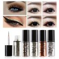 Hot Popular Shiny EyeLiner Gilitter Pen Cosmetics Women Girl Silver Rose Gold Color Liquid Glitter Eyeliner Makeup Beauty Tools