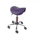 M8 Rolling Massage Chair Saddle Stool Leather Upholstery Portable Pedicure Salan Spa Tattoo Facial Beauty Massage Swivel Chair