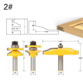 3 Bit Raised Panel Cabinet Door Router Bit Set- Bevel-1/2" Shank 12mm shankWoodworking cutter Tenon Cutter for Woodworking Tools