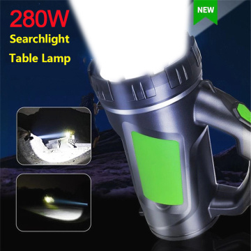 280W Super Bright Search Light Powerful Flashlight LED Camping Light Waterproof Camping Lamp USB Rechargeable Torch Lantern