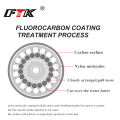 FTK 120m Fishing Line 0.2mm-0.6mm 7.15LB-45LB Fluorocarbon Coating Treatment Process Carbon Surface Nylon Molecules