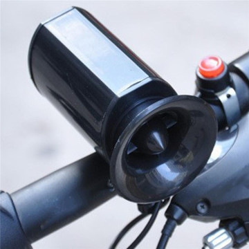 6 Sounds Electronic Bicycle Alarm Ultra-loud Speaker Black Bell Electronic Horn Bike Siren Cycling Safety Bicycle Accessories