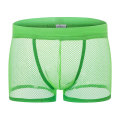 Mesh Underpants Low Rise Man Sexy Underwear 9 Color Sexy Mens Boxers Shorts Transparent Mesh See Through Net