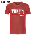 REM Summer Mens Tshirt Have no fear The Auto Mechanic Is Here T Shirts Short Sleeve Cotton T-shirt Fix Car Men Clothing Tees