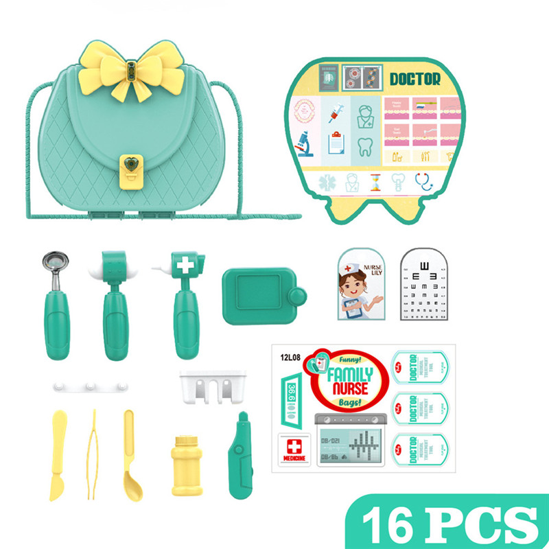 2020 New Pretend Play Plastic Food Kitchen Beauty Doctor Toys Set Toy Cutting Fruit Vegetable Food Pretend Play Children