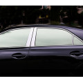 Car styling stainless steel window chrome pillar posts cover trim molding garnish 6pcs for Toyota Mark x