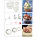 31pcs Plunger Fondant Cutter Cake Tools Cookie Mold Biscuit Mould DIY Craft 3D Bakeware Sets new