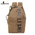 Men Travel Hiking Backpack Canvas Camping Mountaineering Large Military Rucksack Army Tactical Bag Mochila Tactica Sports XA254D