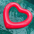 INS Hot Inflatable Sweet Heart Swimming Rings laps Giant Pool party Lifebuoy Float Mattress Swimming Circle Pink Red 90cm