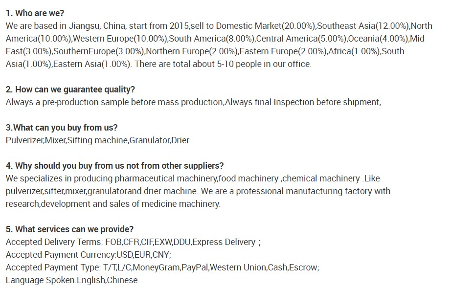 FAQ XUANTAI
