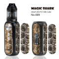 Crayon Shinchan Weave Snake Money Dollar PVC Vape Sticker Skin Pod Film Case Cover Wrap for OBS Cube