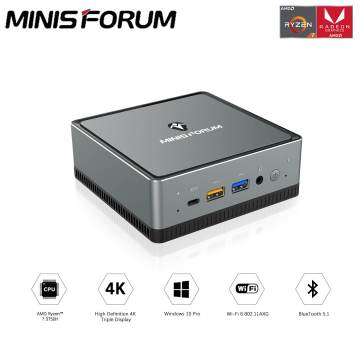 MINISFORUM UM250 Mini PC BOX 16GB 512GB AMD Ryzen 5 PRO 2500U 4 Cores WIFI 6 BT5.1 Windows 10 Pro Computer PC PK Beelink GTR