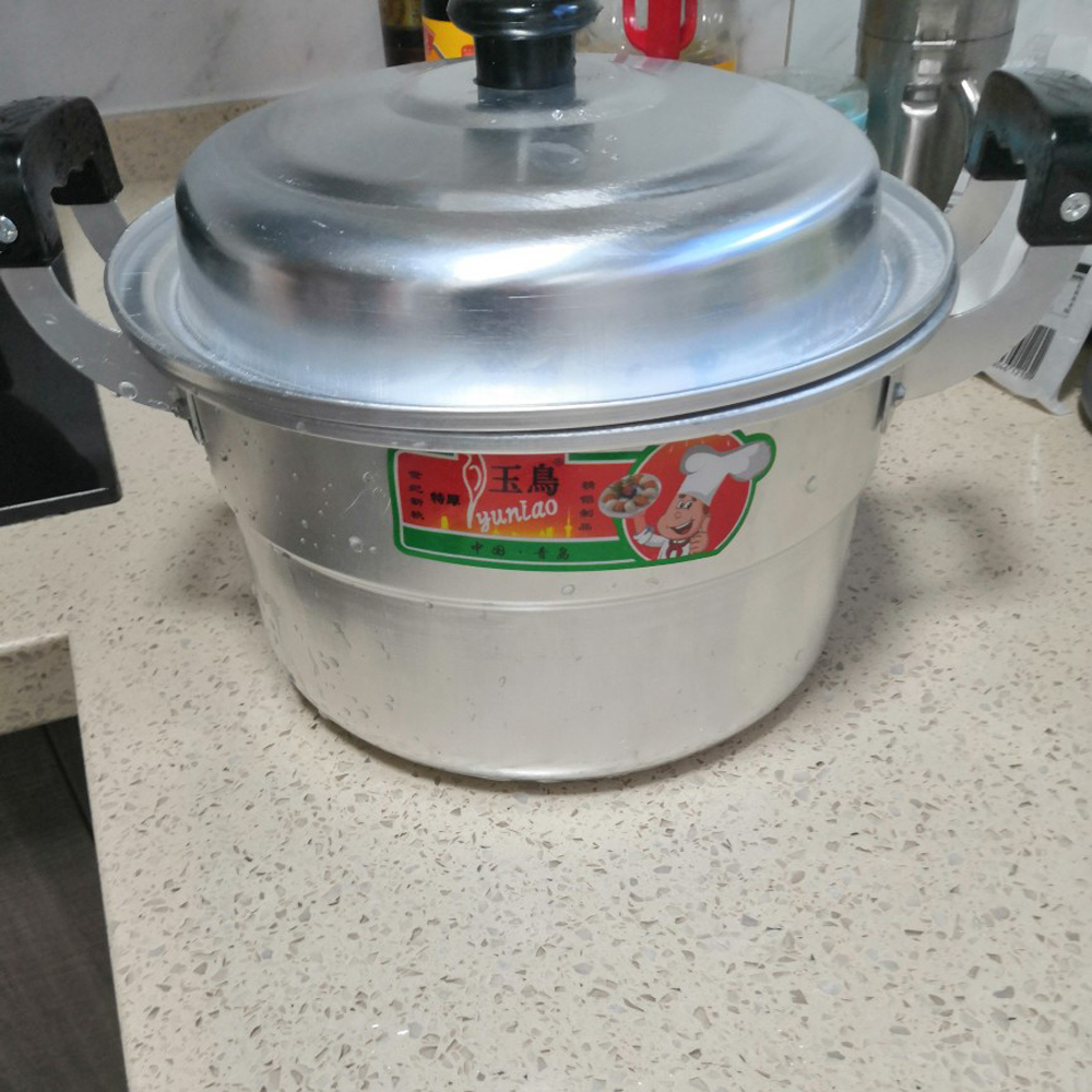 Double boilers Aluminum pan soup pot steamer cookware cooker commercial cooking tool stew pot dumpling food boiler household